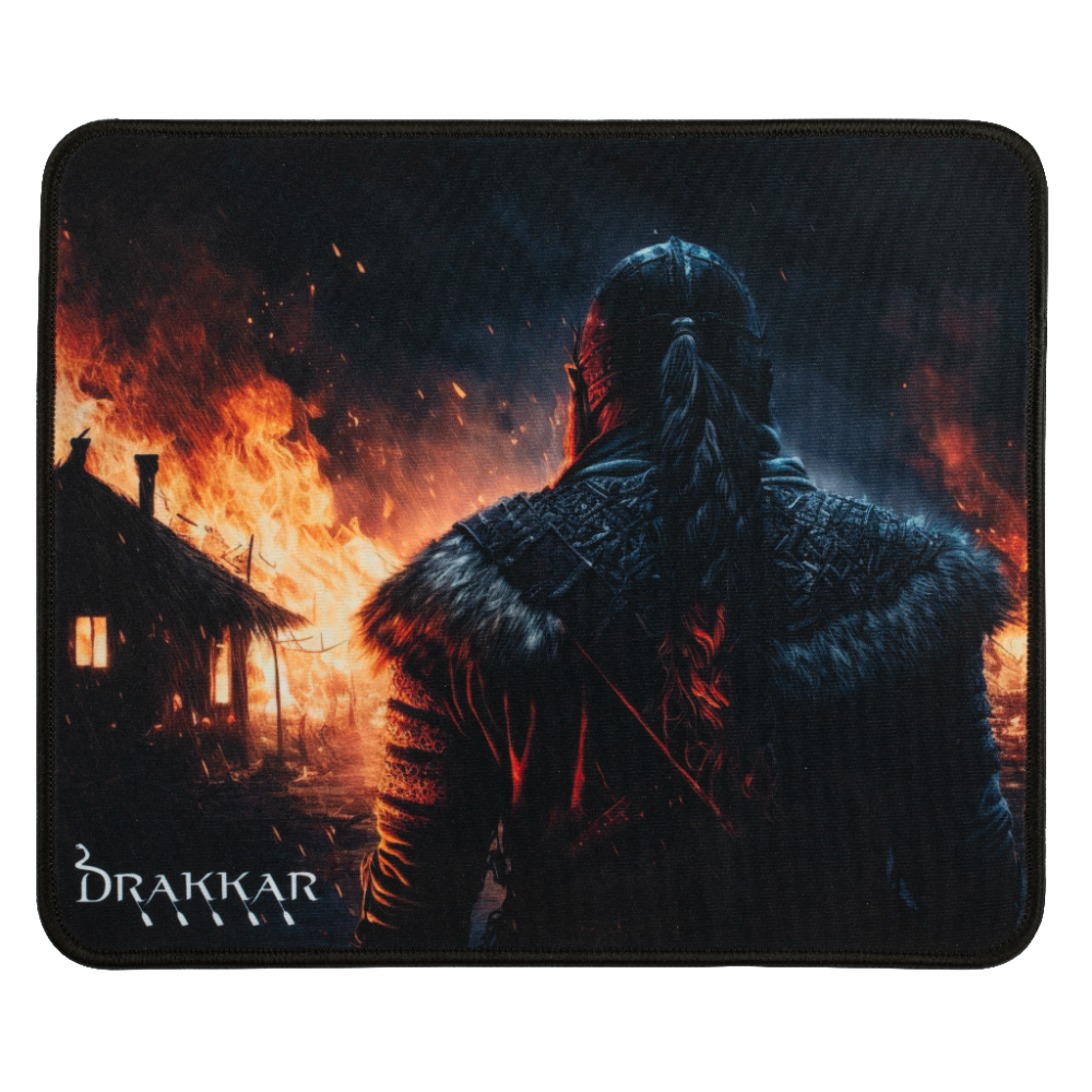 Pack Gaming 3 En 1 Clavier + Souris + Tapis De Souris Konix - Barbarian Drakkar