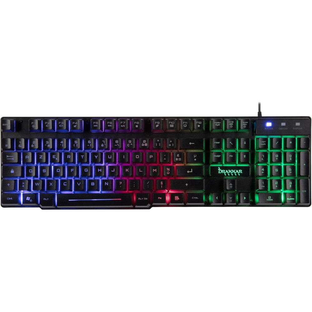 Pack Gaming 4 en 1 Clavier + Souris + Casque + Tapis souris Konix - Drakkar Pack Rogue -
