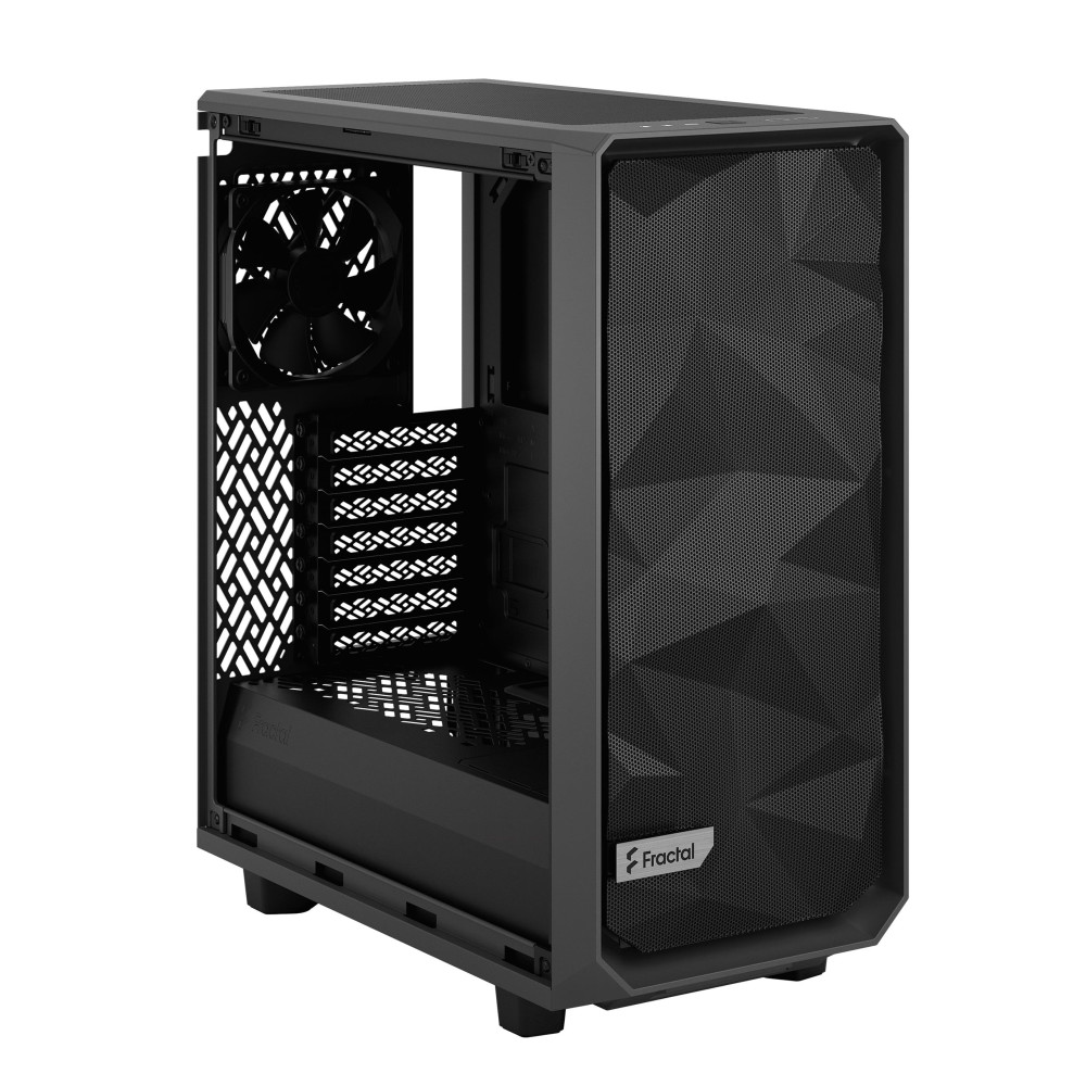 Boîtier Gaming Moyen Tour Fractal Design Meshify 2 Compact / ATX / Avec panneau vitré / Gris
