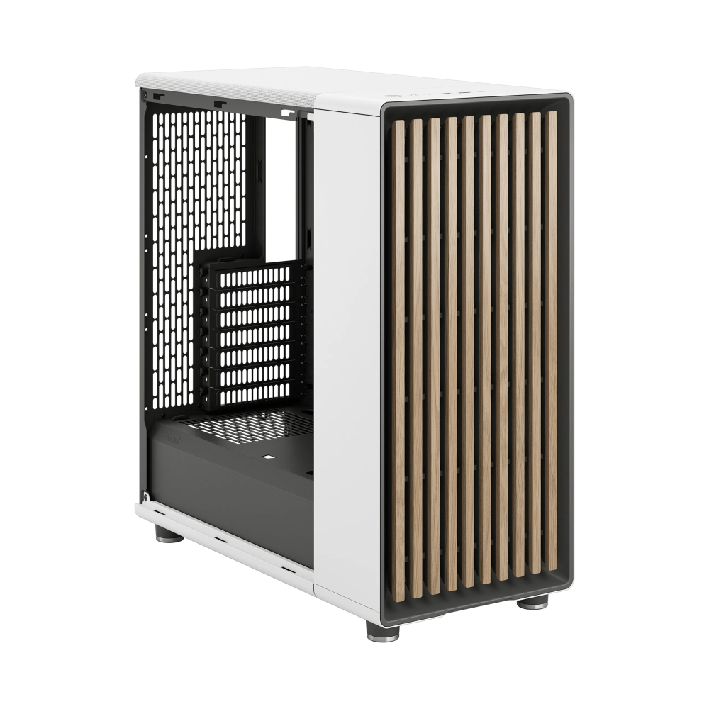 Boîtier Moyen Tour ATX Fractal Design North (Blanc)