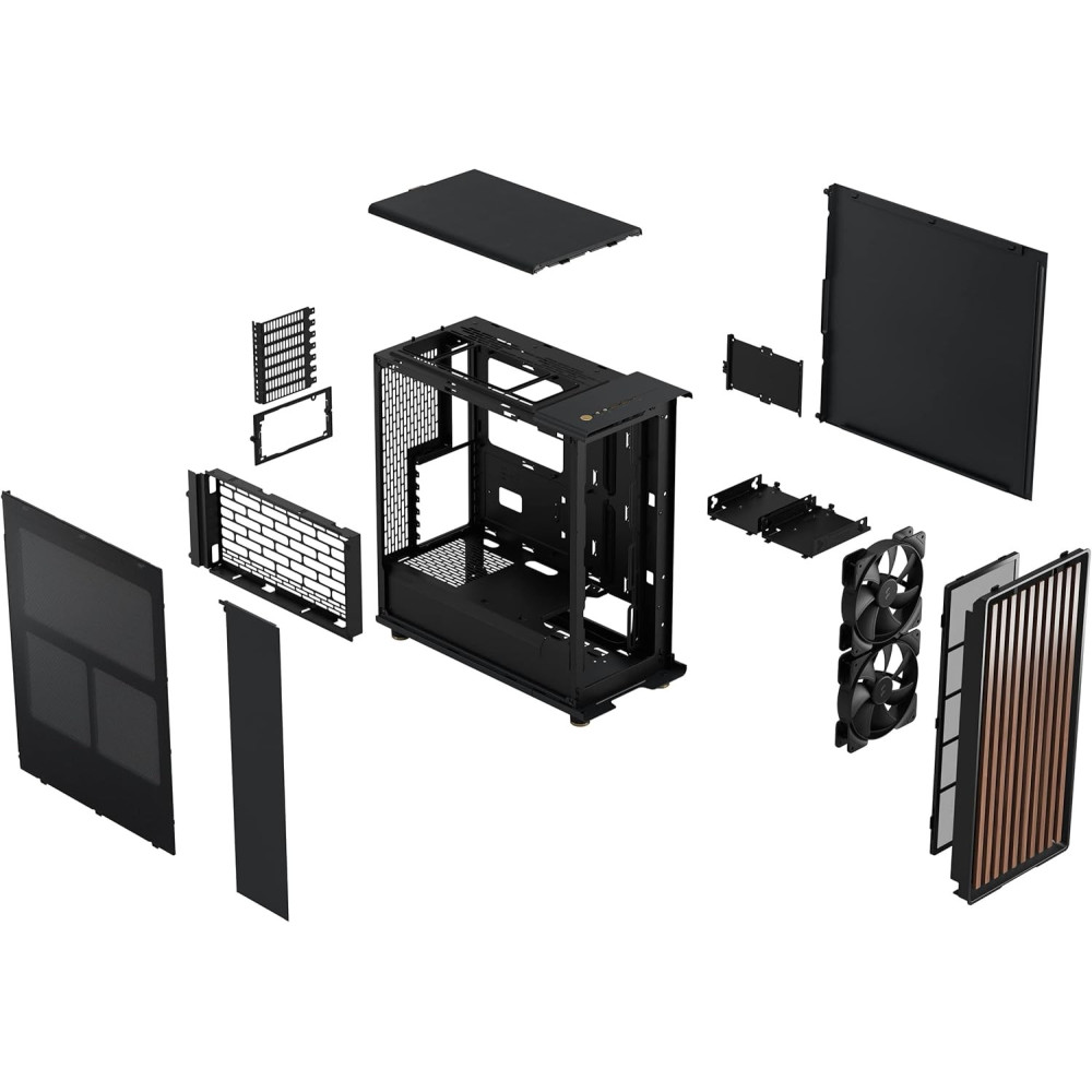 Boîtier Gamer Moyen Tour Fractal Design North / ATX / Noir