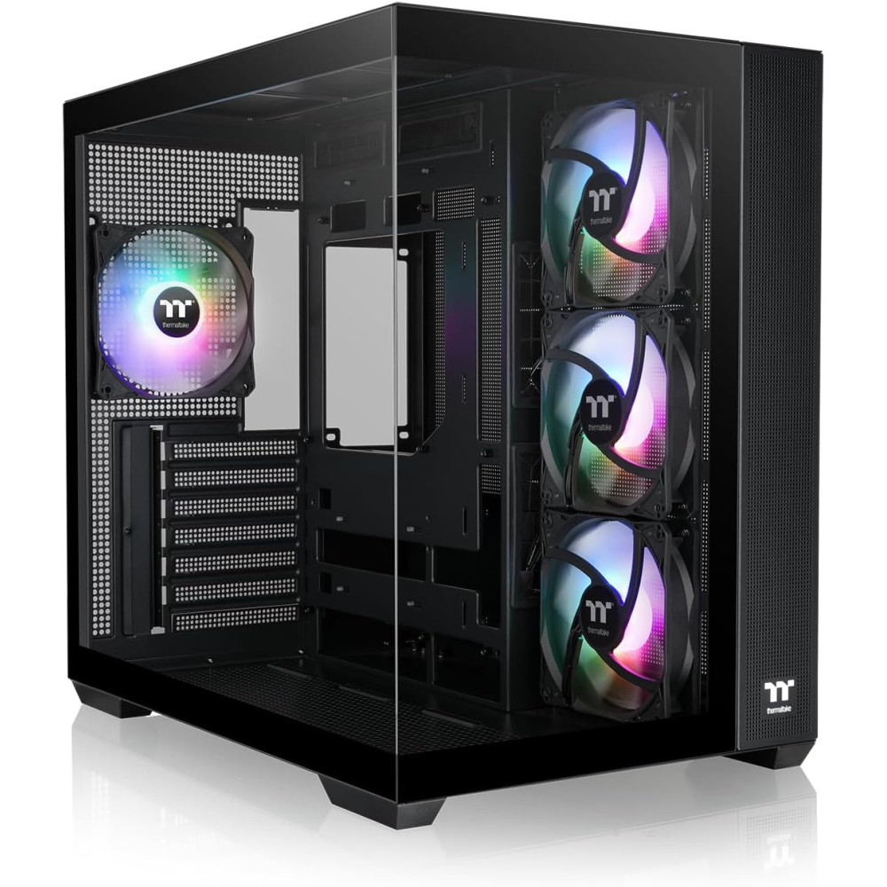 Boîtier Gamer Moyen Tour Thermaltake View 380 TG / ATX / RGB / Noir