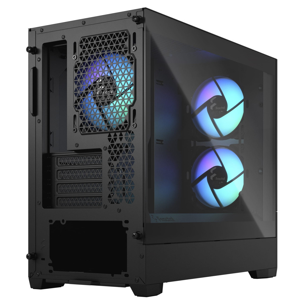 Boîtier Mini Tour Micro ATX Fractal Design Pop Mini Air RGB panneau vitré (noir)