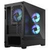 Boîtier Mini Tour Micro ATX Fractal Design Pop Mini Air RGB panneau vitré (noir)