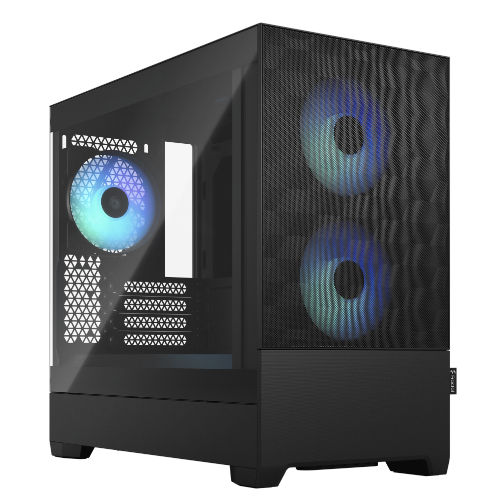 Boîtier Mini Tour Micro ATX Fractal Design Pop Mini Air RGB panneau vitré (noir)