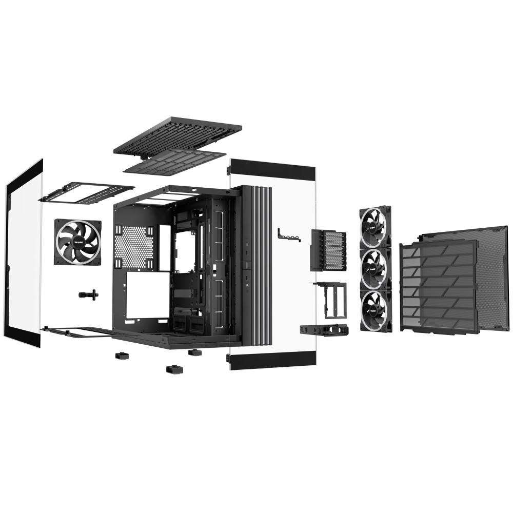 Boîtier Gaming Full Tower be quiet! LIGHT BASE 900 FX / E-ATX / ARGB / Noir