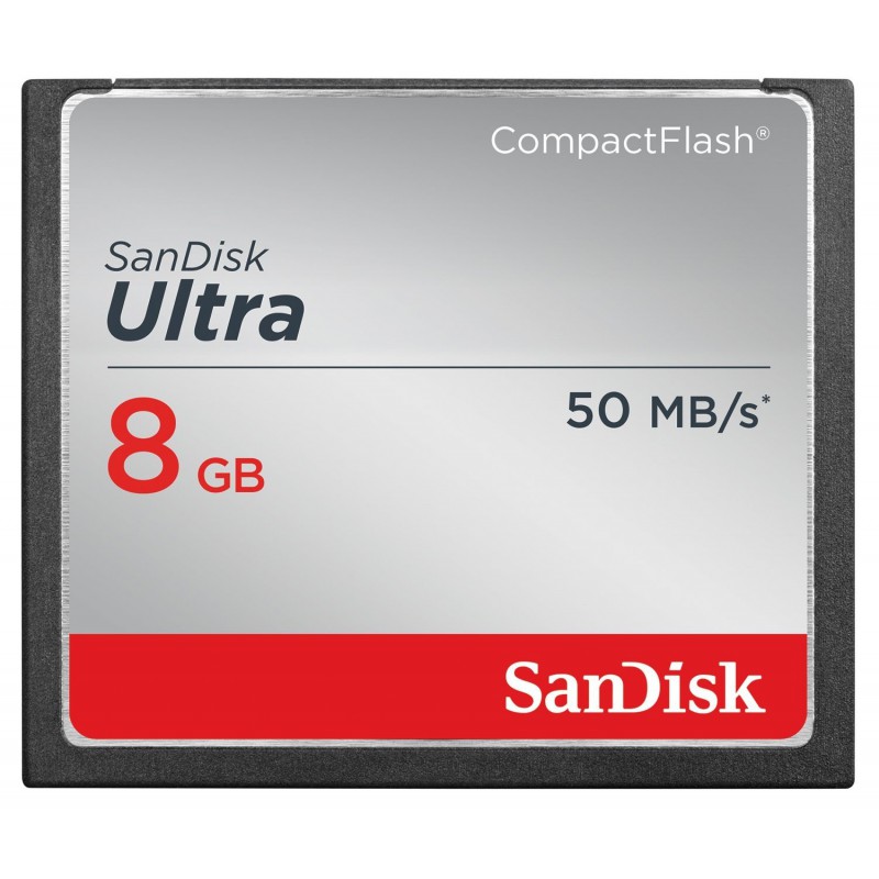 Carte mémoire Sandisk Ultra Compact Flash 8 Go