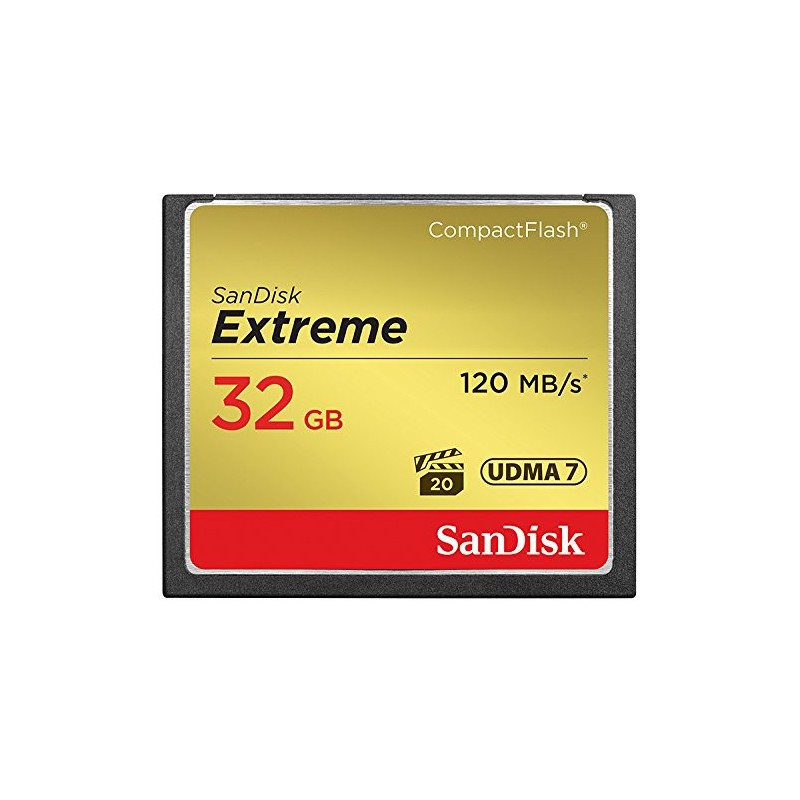 Carte mémoire Sandisk Extreme Compact Flash 32 Go