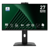 Écran MSI PRO MP275QPDG 27" WQHD IPS / 100 Hz / PIVOTANT / Avec haut-parleurs / Webcam intégrée / Noir