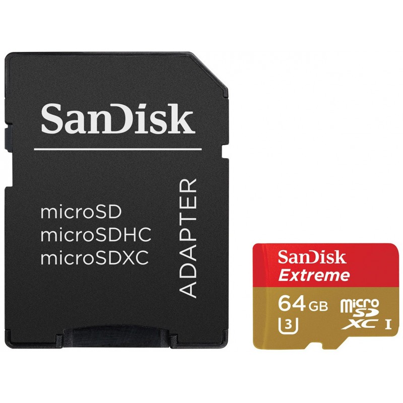 Carte mémoire Sandisk Extreme Compact Flash 64 Go