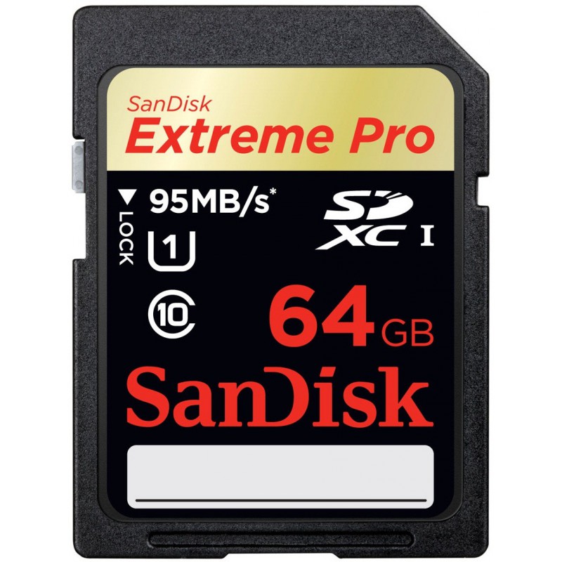 Carte mémoire SANDISK SD 64GB