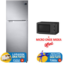 REFRIGERATEUR SAMSUNG No Frost INVERTER Double Portes 322 Litres / INOX + MICRO ONDE MIDEA OFFERT