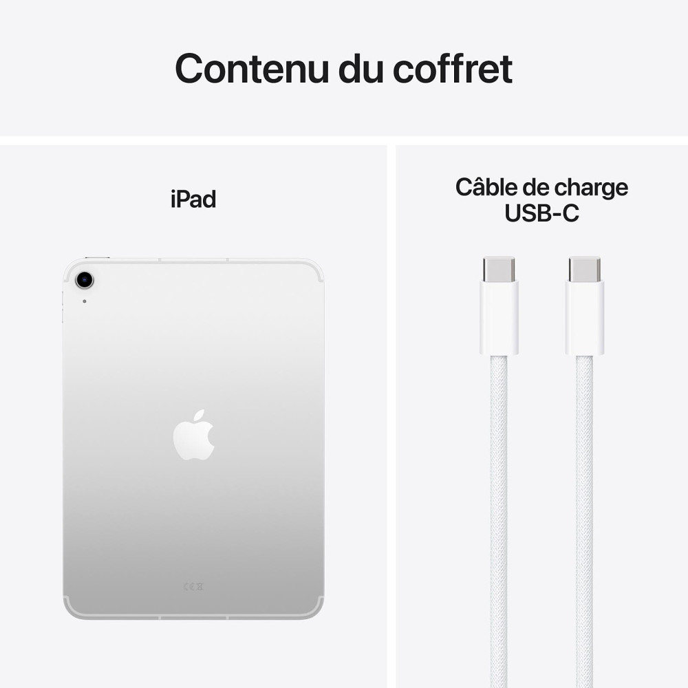Apple iPad 2025 11" / 256 Go / Wi-Fi / Argent