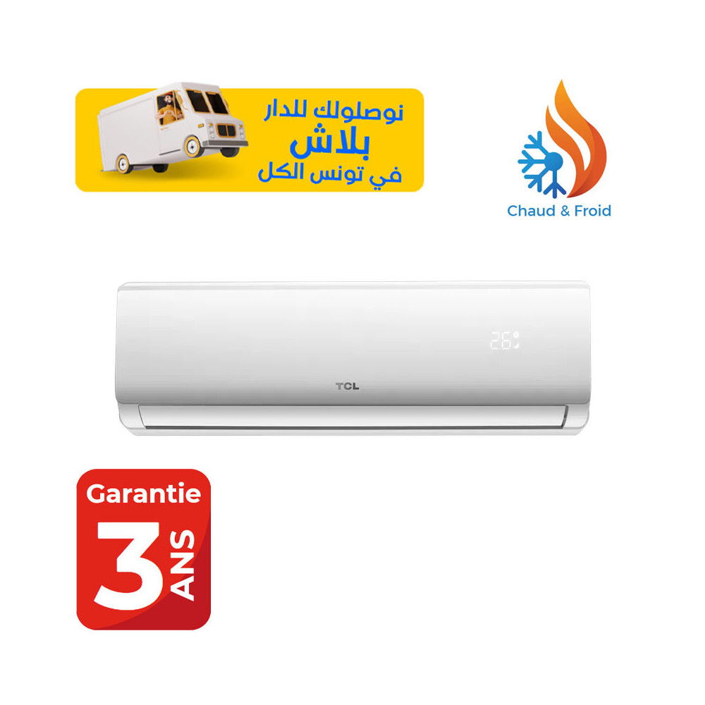 CLIMATISEUR TCL 18000BTU CHAUD FROID / ON/OFF