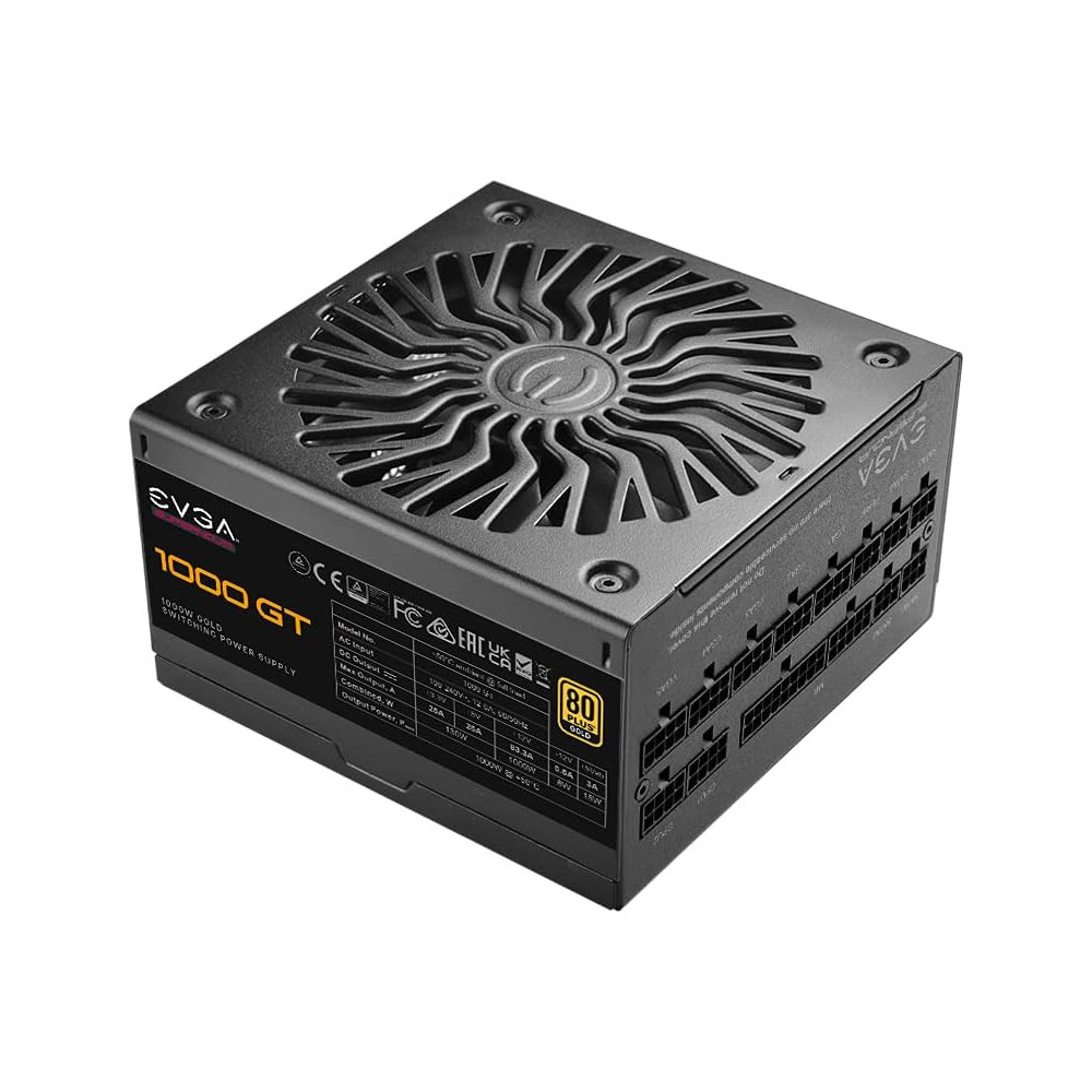 Boîte d'alimentation ATX EVGA SuperNova GT - 1000W (Noir)