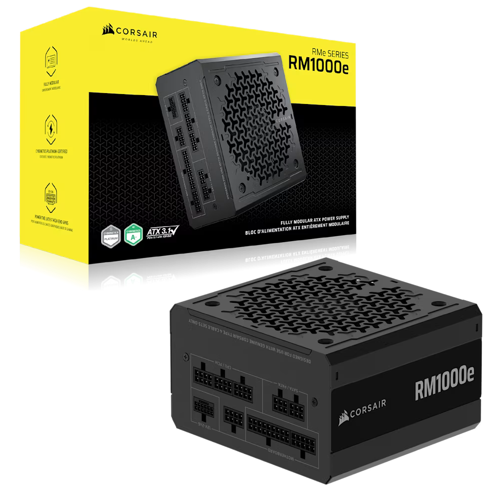Boîte d'alimentation Corsair RMe 2025 / ATX / 1000 Watts / Noir