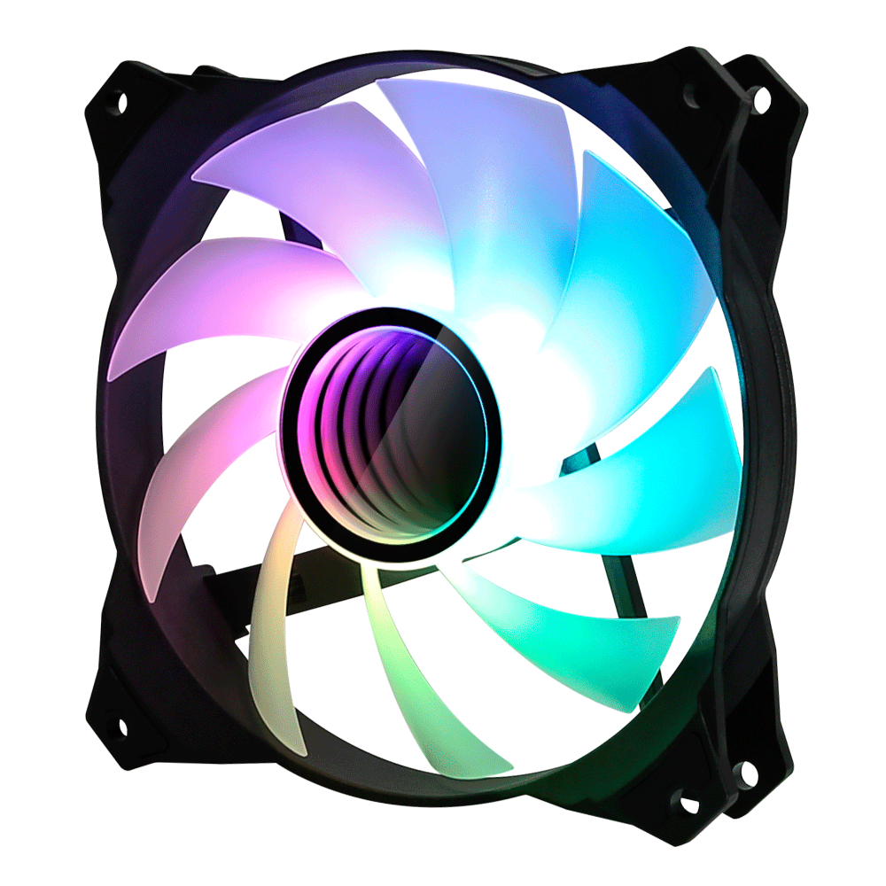 Ventilateur de boitier Zalman IF120 RGB - 12cm (Noir)