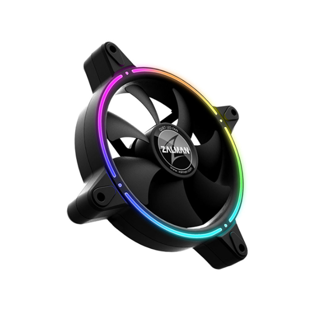 Ventilateur de boitier Zalman RFD120A RGB - 12cm (Noir)