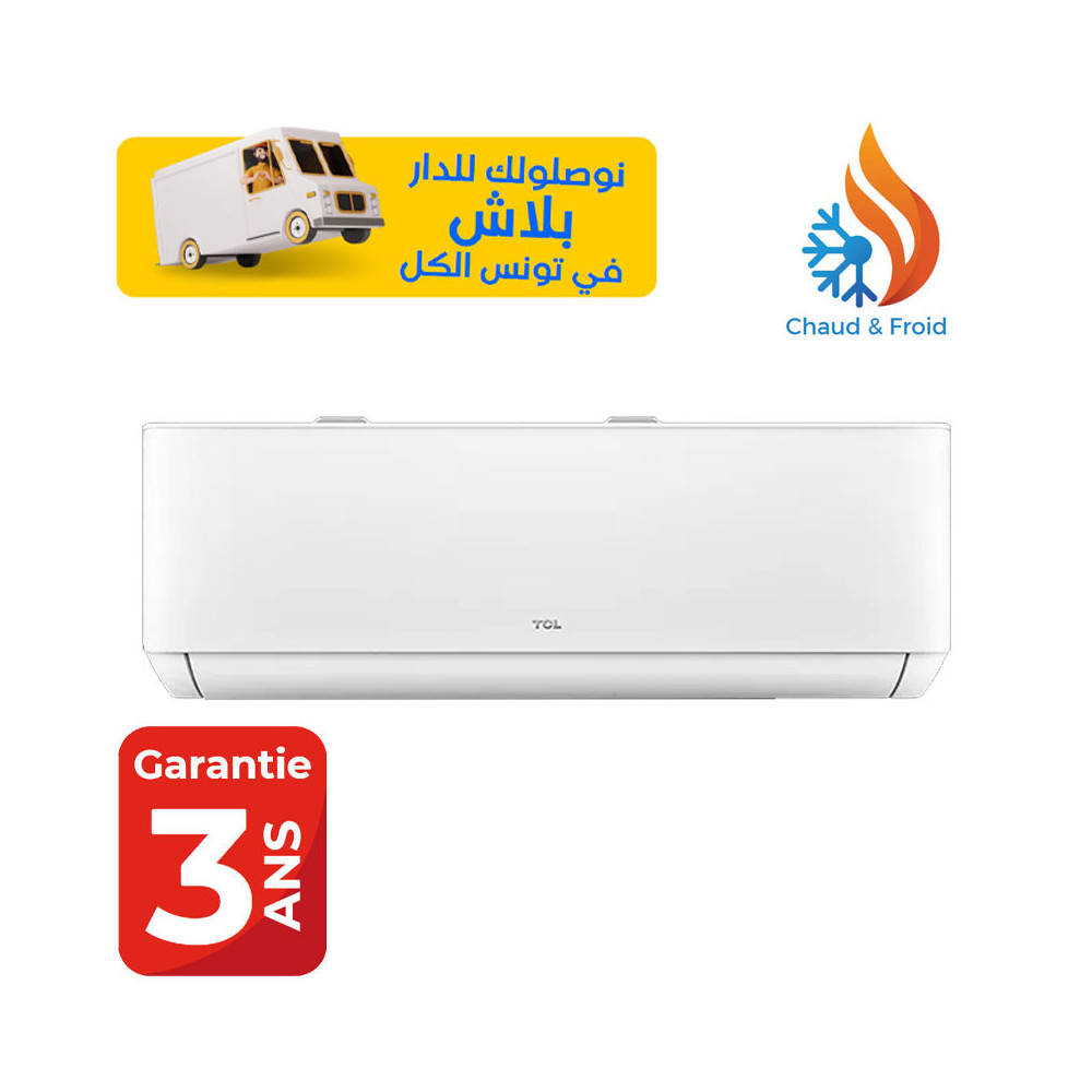 Climatiseur TCL 24000 BTU Chaud & Froid INVERTER