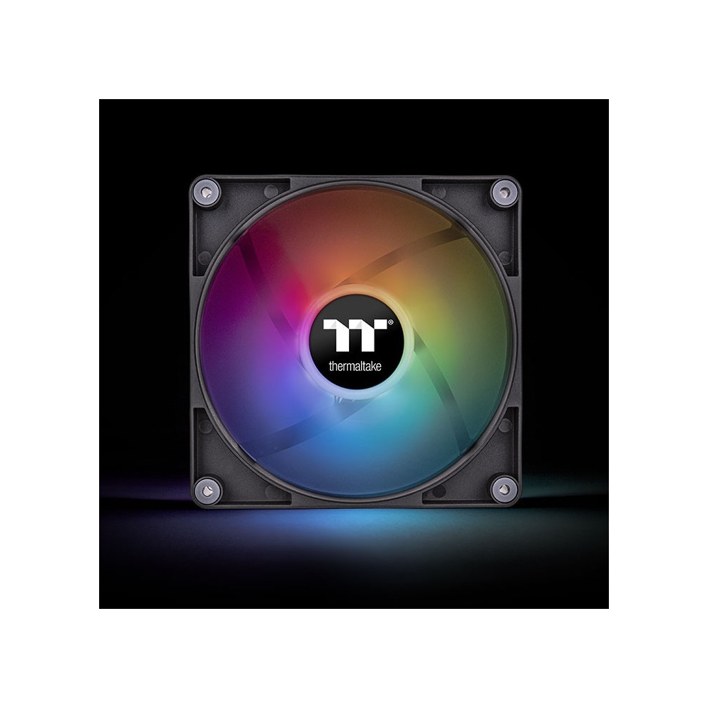 Lot de 2 Ventilateurs de boitier Thermaltake CT ARGB - 12cm (Noir)