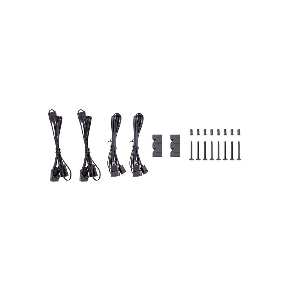 Lot de 2 Ventilateurs de boitier Thermaltake CT ARGB - 12cm (Noir)