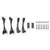 Lot de 2 Ventilateurs de boitier Thermaltake CT ARGB - 12cm (Noir)