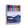 Pack 10 STYLO A BILLE BIBO X-PEN 1.0 M / 10 COULEURS