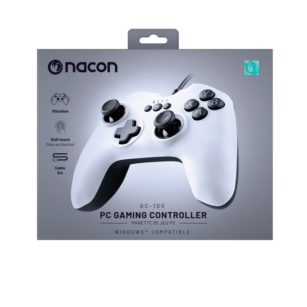 Manette Filaire GC-100XF pour PC - Blanc