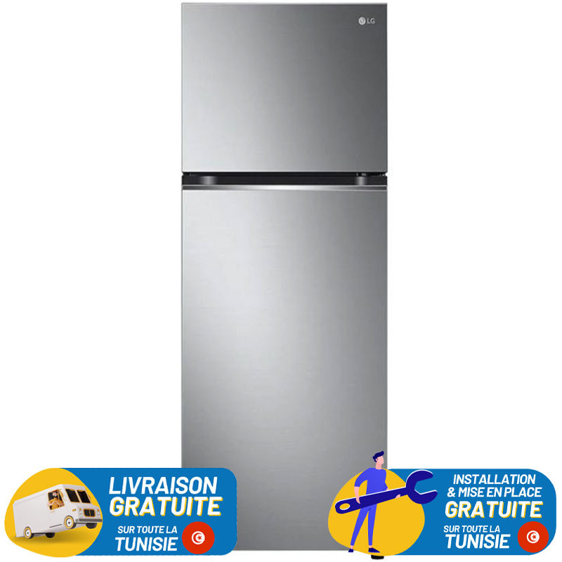 REFRIGERATEUR LG No Frost INVERTER 461Litres SILVER