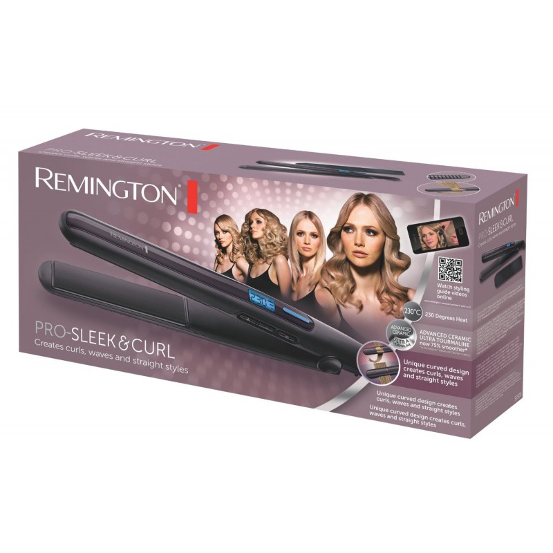 Lisseur Boucleur Pro-Sleek & Curl Remington S6505