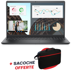 Pc Portable Dell Vostro 3530 / i3-1305U / 8 Go / 512 Go SSD / Windows 11 Pro / Noir Avec Sacoche Offerte
