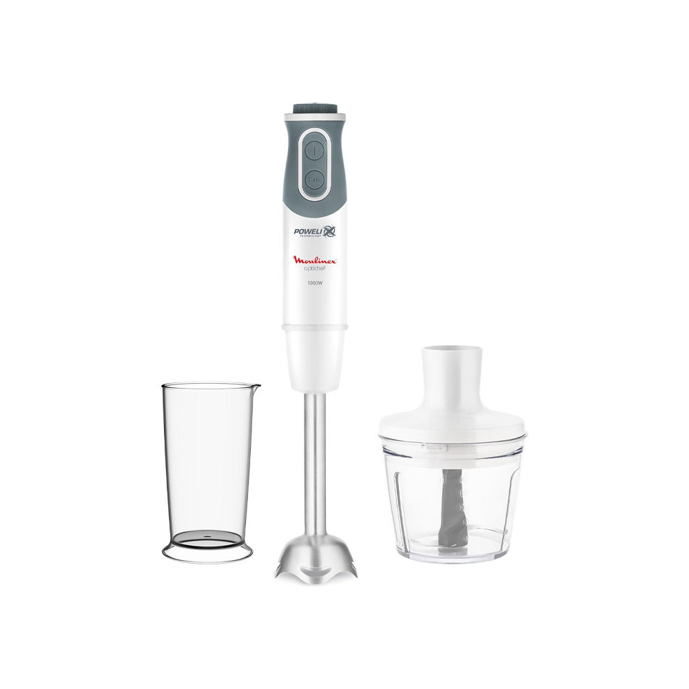 MIXEUR PLONGEANT 3EN1 MOULINEX DD6551EG 1000W - BLANC