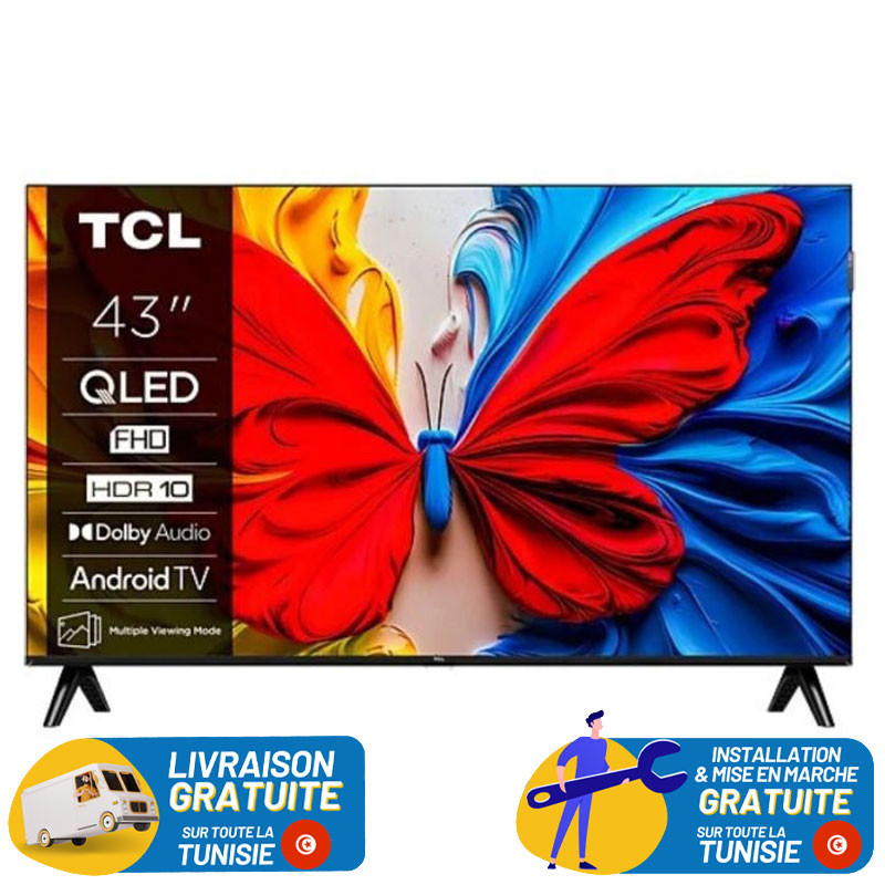 Tv TCL S5K 43'' QLED Full HD SMART Google TV / 43S5K