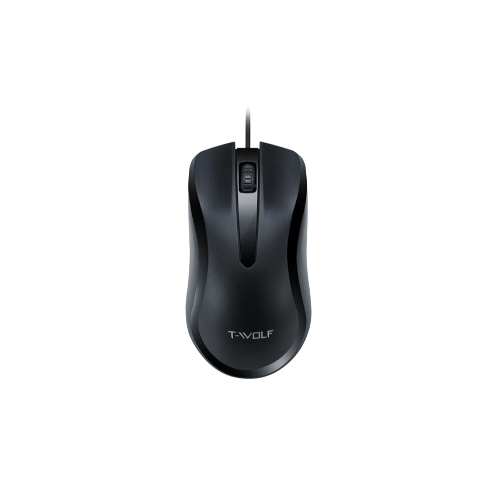 Souris Optique USB T-WOLF V12 - Noir