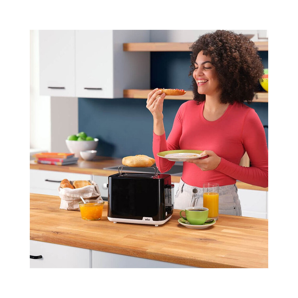 GRILLE PAIN BRAUN 900W / Noir / HT1010BK