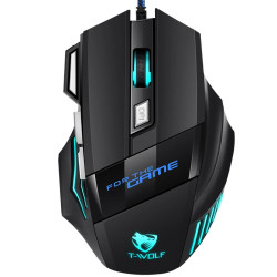 Souris Gamer Filaire T-WOLF...