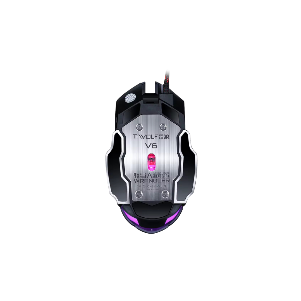 Souris Gamer Filaire T-WOLF V6 - Noir