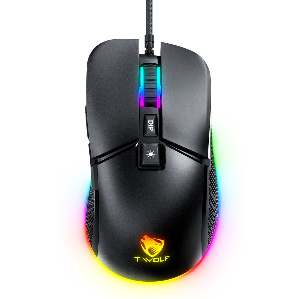 Souris Gamer Filaire T-WOLF G590 - BLACK