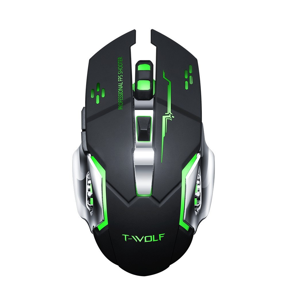 Souris Gamer Sans Fil T-WOLF Q13B - Noir