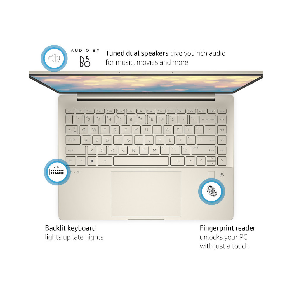 Pc Portable HP 15-fd0051nk / i3-N305 / 8 Go / 512 Go SSD / Gold / Windows 11 Pro Avec Sacoche Offerte