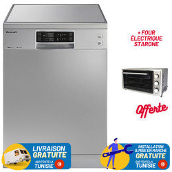 Lave Vaisselle BRANDT DFH14524X / 14 Couverts / inox + Four électrique STARONE OFFERTE