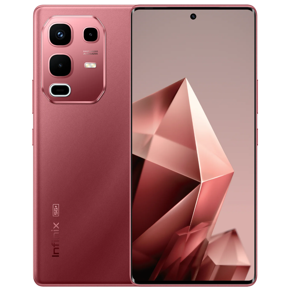 Smartphone Infinix NOTE 50s 5G / 8 Go / 256 Go / Rouge Rubis