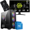 Setup Gamer Special Pc de Bureau Gaming / i5-14400F / RTX 5070 12G / 32 Go Avec Écran Gaming MSI MAG 272F 27" Full HD IPS / 200 Hz