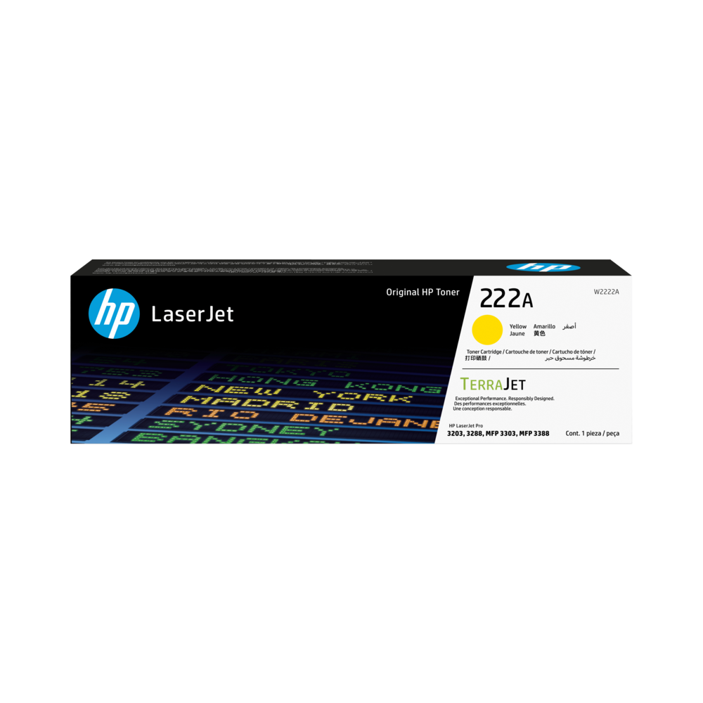 Toner HP LaserJet authentique W2222A / Yellow