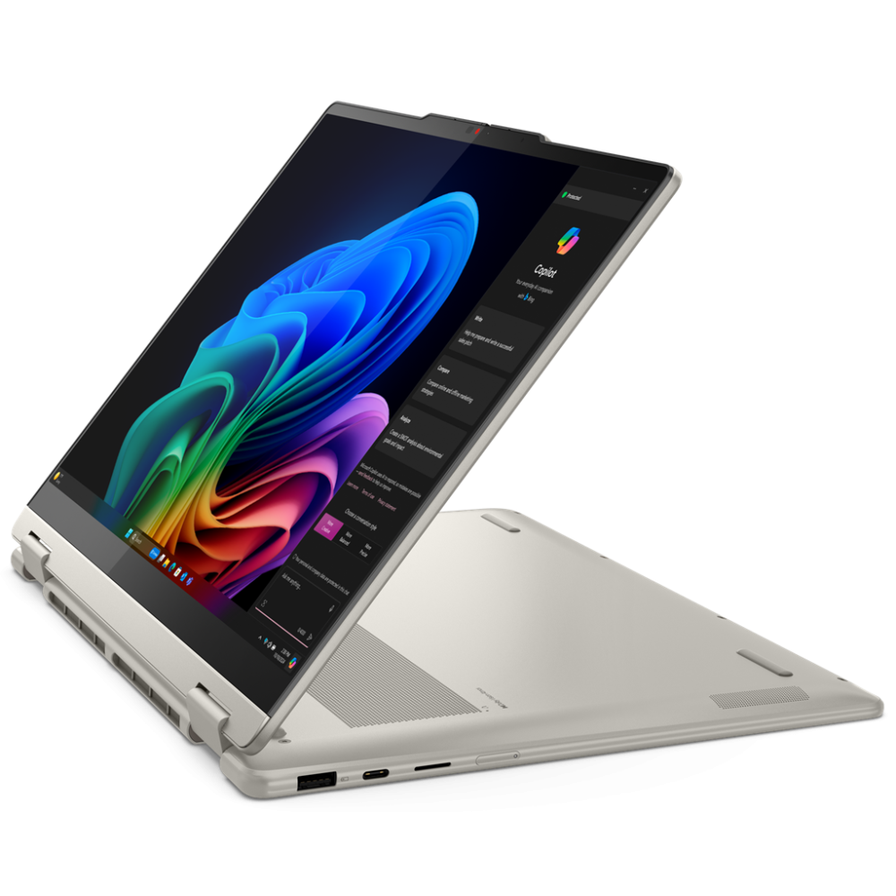 Pc Portable Lenovo Yoga 7 2-in-1 14AKP10 / Ryzen AI 7 350 / 16 Go / 512 Go SSD / Windows 11 / Copilote+ PC / Coquillage