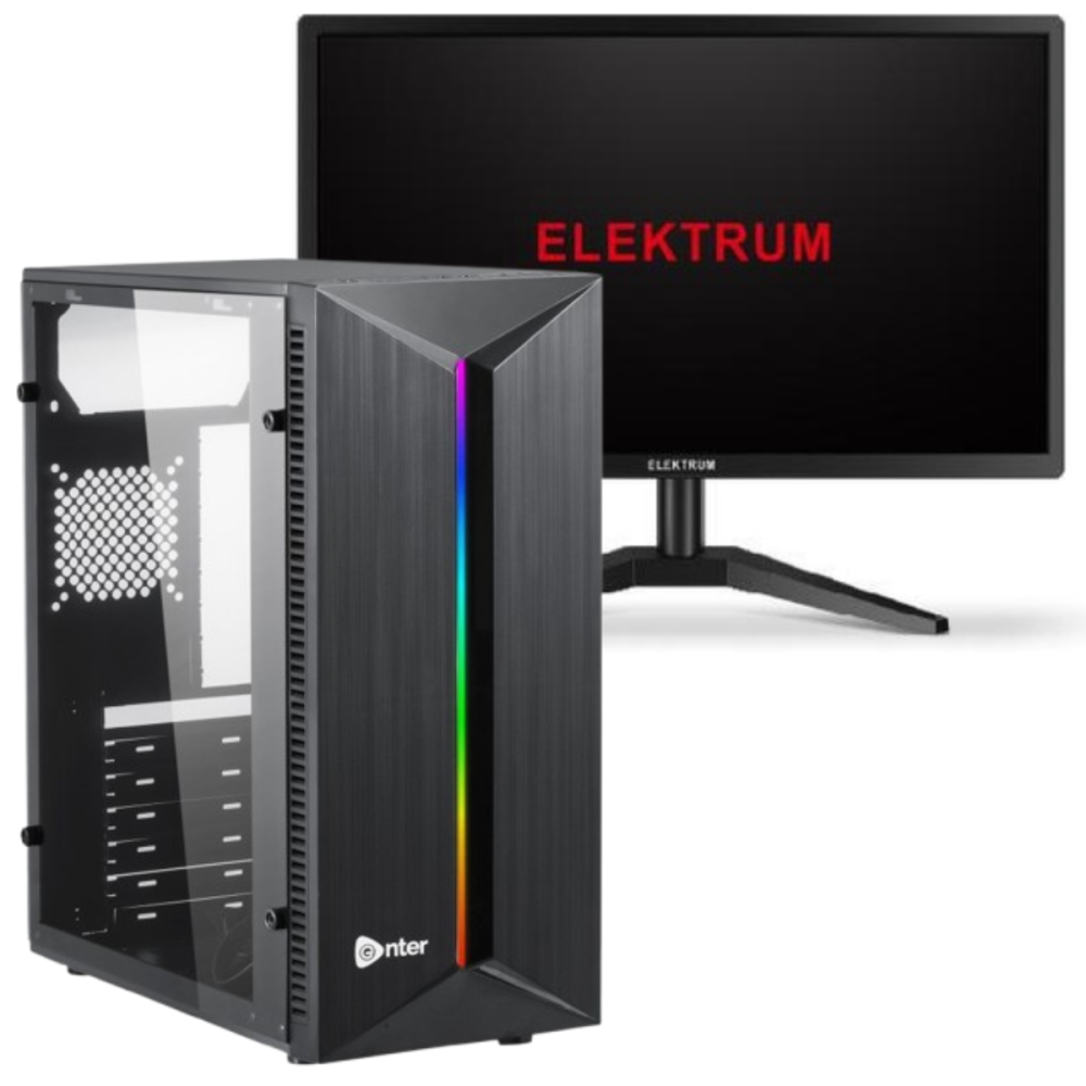 Pc de Bureau TUNISIANET / J5040 / 8 Go / 256 Go SSD Avec Écran ELEKTRUM 20" WXGA+ LED / 60 Hz