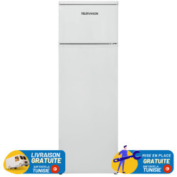 Réfrigérateur TELEFUNKEN LESS Frost Double Portes 237 LITRES  / Blanc