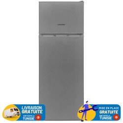 Réfrigérateur NEWSTAR De Frost Double Portes 270 Litres / SILVER