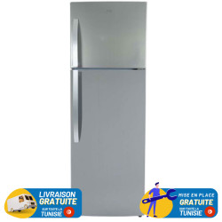 Réfrigérateur IRIS DE FROST Double Portes 298 Litres / Silver