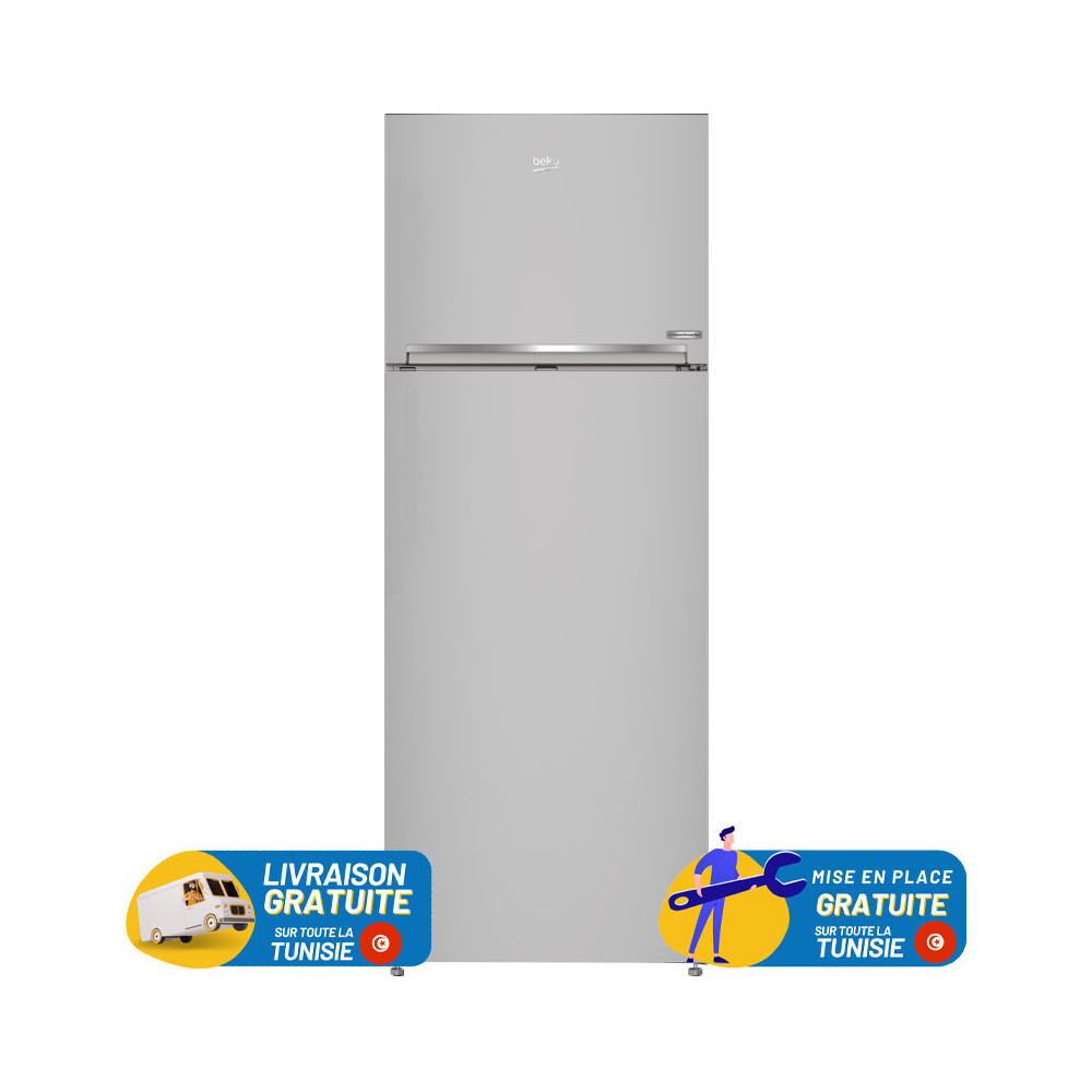 Réfrigérateur BEKO 455 LITRES / NOFROST / SILVER / RDNE550S